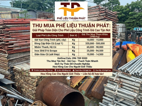 Thu Mua Sắt Phế Liệu Giá Cao Tại Đức Hòa | Tận Nơi, Cân Đúng