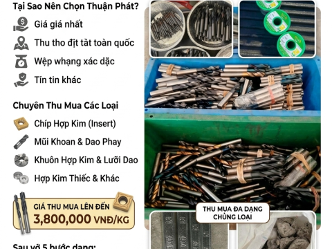 Thu Mua Hợp Kim Phế Liệu Giá Cao - Thu Mua Tận nơi 24/7