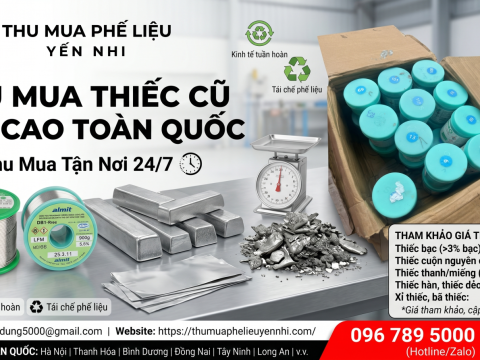 Thu Mua Thiếc Giá Cao Toàn Quốc- Thu Mua Tận Nơi, Uy Tín