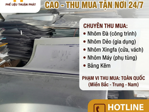 Thu Mua Nhôm Phế Liệu Giá Cao - Thu Mua Tận Nơi 24/7