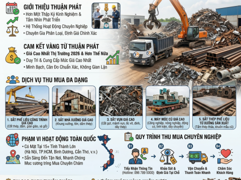 Thu Mua Sắt Phế Liệu Giá Cao - Thu Mua Tận Nơi 24/7