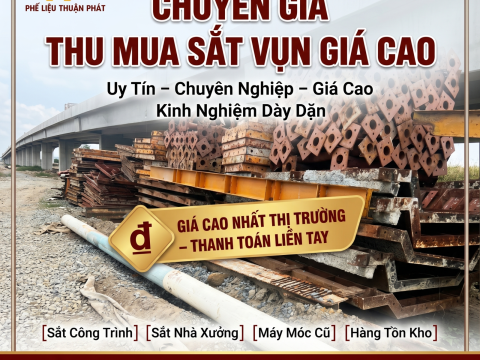 Thu Mua Sắt Vụn Giá Cao - Thu Mua Tận Nơi 24/7