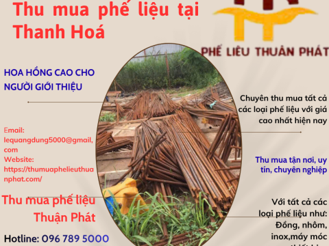 Thu Mua Phế Liệu Tại Thanh Hóa Giá Cao – Thu Mua Tận Nơi